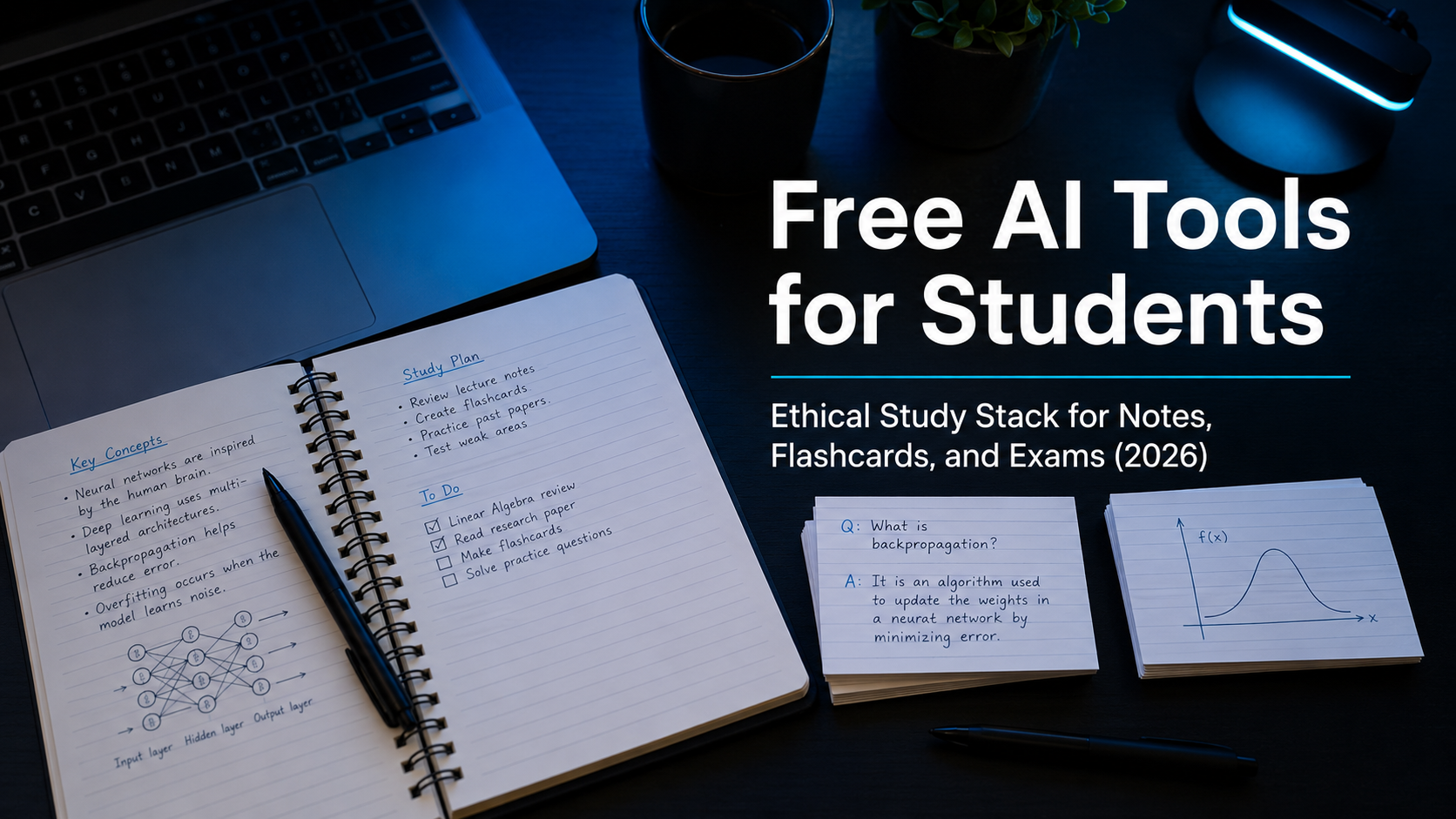 Free AI Tools for Students: The Study Stack for Notes, Flashcards, and Exams (2026)