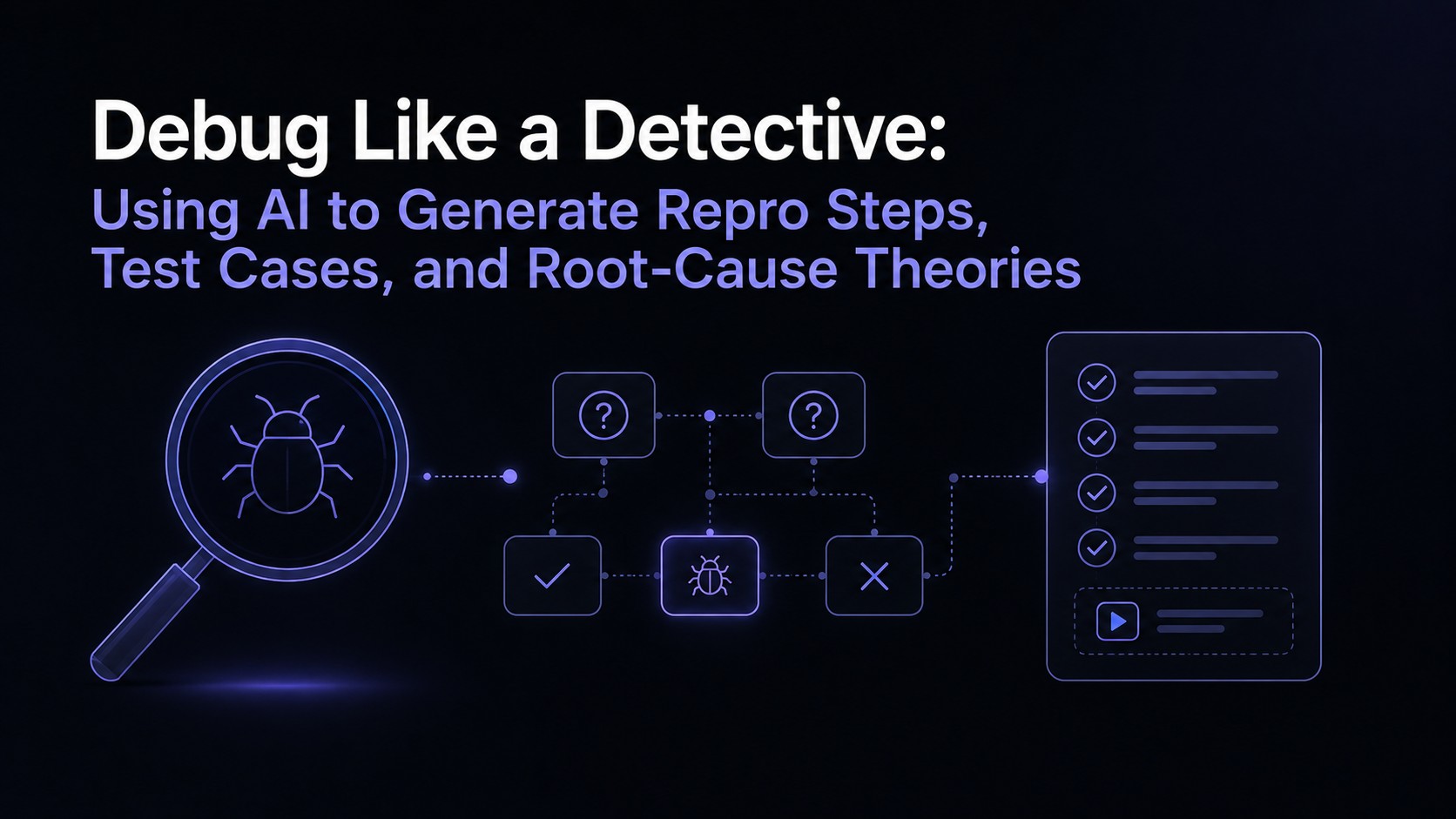Debug Like a Detective: Using AI to Generate Repro Steps, Test Cases, and Root-Cause Theories