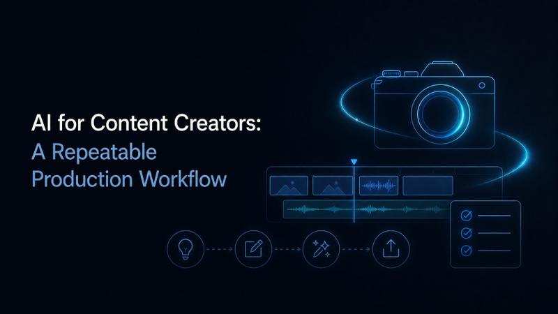 AI for Content Creators: A Repeatable Production Workflow