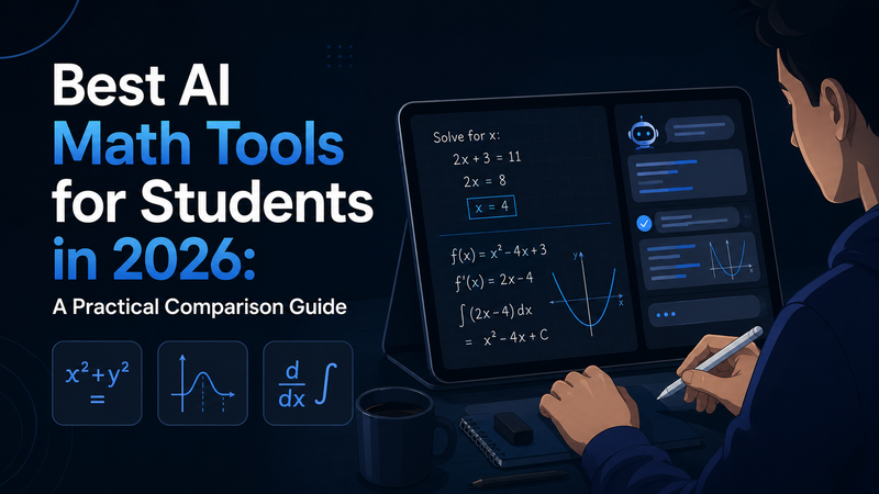 Best AI Math Tools for Students in 2026: A Practical Comparison Guide
