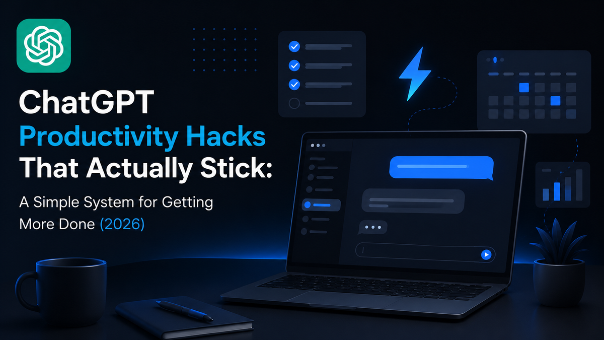 ChatGPT Productivity Hacks That Actually Stick: A Simple System for Getting More Done (2026)