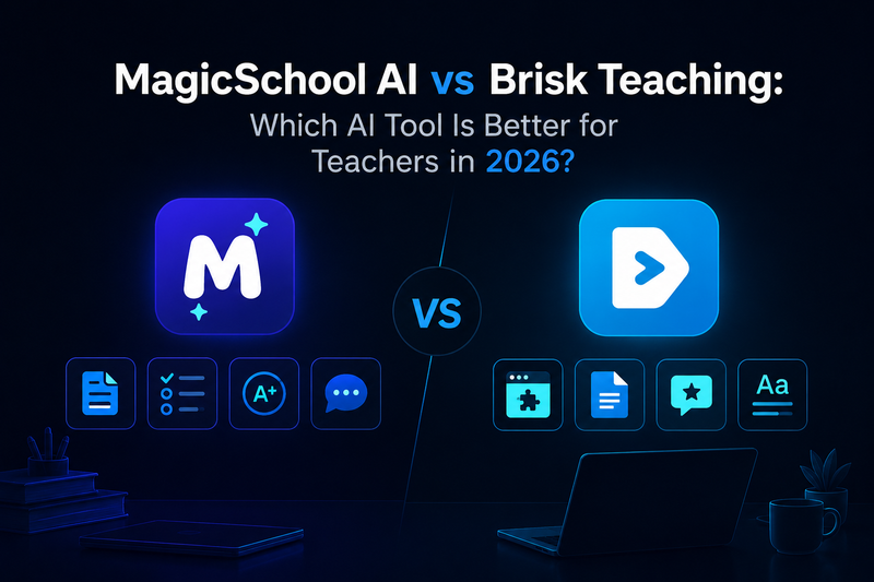 MagicSchool AI vs Brisk Teaching: Which AI Tool Is Better for Teachers in 2026?